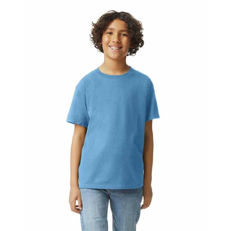 Gildan Youth Ultra Cotton T-Shirt, Style G2000B, 2-Pack, Carolina Blue, X-Small - Image 2